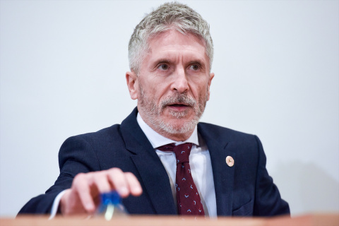  El ministro del Interior, Fernando Grande-Marlaska, informa de los recientes asesinatos de mujeres por violencia de género en el Ministerio del Interior, a 29 de diciembre de 2022, en Madrid (España).- EUROPA PRESS