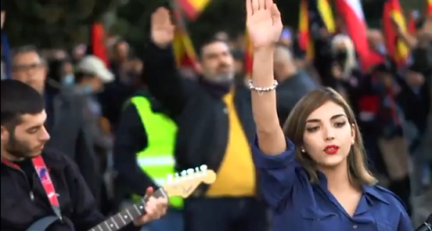 Acto de homenaje a los caídos de la División Azul.