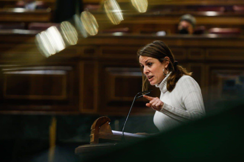  La diputada de la CUP Mireia Vehí en el Congreso de los Diputados.- CEDIDA POR LA CUP