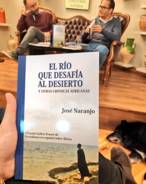 José Naranjo y David Jiménez en la presentación del libro / Foto: José Bautista