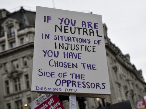 Marcha contra el racismo en Londres, 2017. Tim Dennell / CC BY-NC 2.0