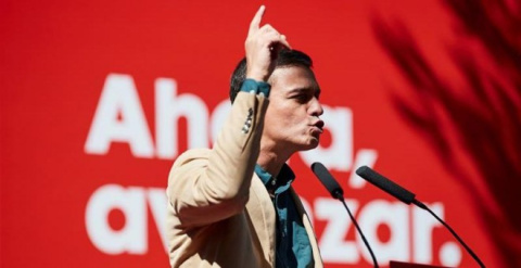  Pedro Sánchez, en la Fiesta de la Rosa del PSC. EFE / Alejandro García