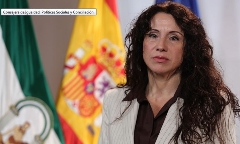 La consejera de Igualdad, Políticas Sociales y Conciliación Rocío Ruiz Domínguez (Cs). La consejera de Igualdad, Políticas Sociales y Conciliación Rocío Ruiz Domínguez (Cs).