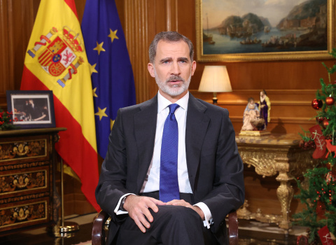 El rey en el discurso de anoche. Casa de S.M. el Rey El rey en el discurso de anoche. Casa de S.M. el Rey