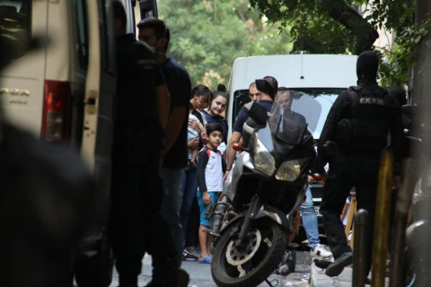 Desalojo de un 'squat' en Atenas (26 de agosto de 2019). Foto: Spirou Trikoupi 17 Desalojo de un 'squat' en Atenas (26 de agosto de 2019). Foto: Spirou Trikoupi 17