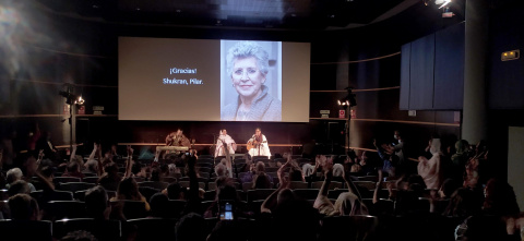  FiSahara Madrid homenajeó este año a Pilar Bardem, que ha recibido la nacionalidad saharaui a título póstumo.- D.B.