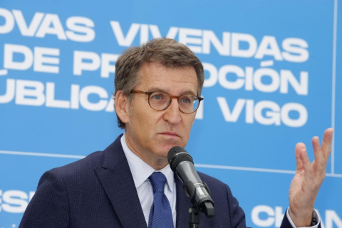  Núñez Feijóo durante un acto de la Xunta de Galicia. - Javier Vázquez / Europa Press
