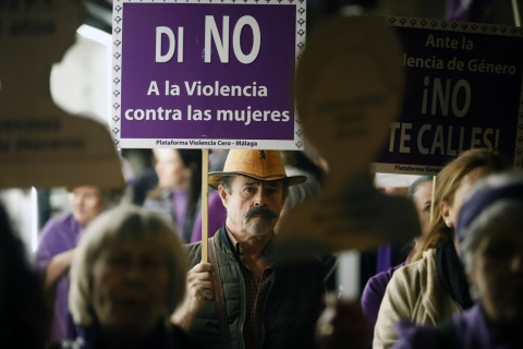  Manifestación del 25N por la eliminación de la violencia machista. - Álex Zea/Europa Press