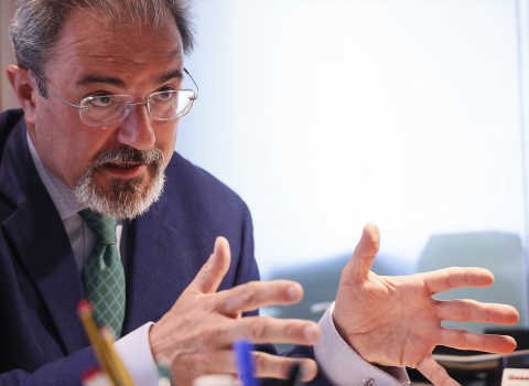 El candidato a la Generalitat de Vox Carlos Flores Juberías a 19 de abril de 2023, en Valencia. -ROBER SOLSONA / Europa Press El candidato a la Generalitat de Vox Carlos Flores Juberías a 19 de abril de 2023, en Valencia. -ROBER SOLSONA / Europa Press