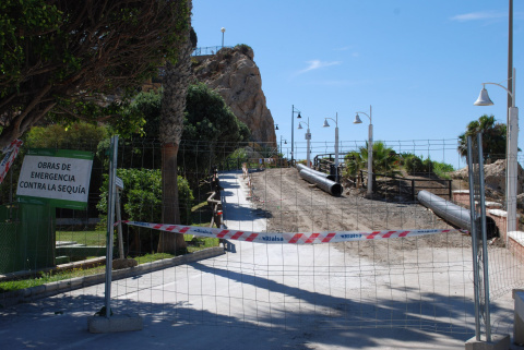  Las obras de urgencia por la sequía han perjudicado gravemente los ingresos de la hostelería rinconera. - D.B.