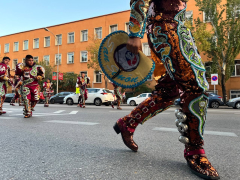 Cabalgata de la hispanidad en Madrid 2022 por Vanesa Martin