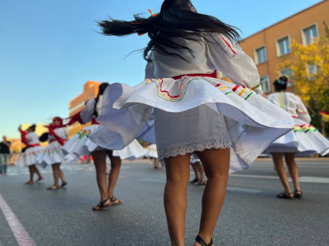 Cabalgata de la hispanidad en Madrid 2022 por Vanesa Martin