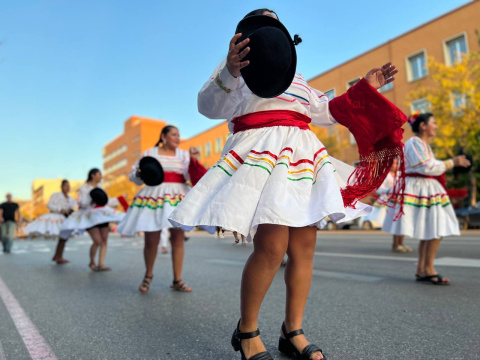 Cabalgata de la hispanidad en Madrid 2022 por Vanesa Martin