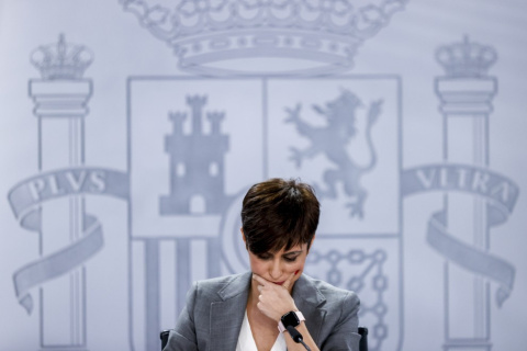 Isabel Rodríguez durante una rueda de prensa tras la reunión del Consejo de Ministros. - Emilio Naranjo / EFE Isabel Rodríguez durante una rueda de prensa tras la reunión del Consejo de Ministros. - Emilio Naranjo / EFE