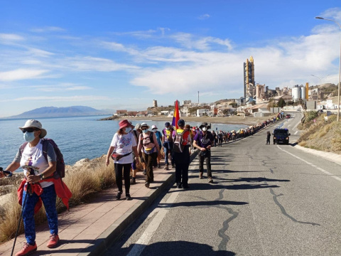  La Desbandá durante su primera etapa, entrando en Rincón de la Victoria. - Manolo Teniente