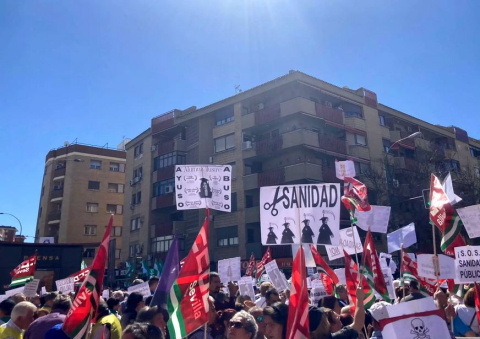  Manifestación sanitaria en Sevilla el pasado fin de semana.- Raúl Bocanegra