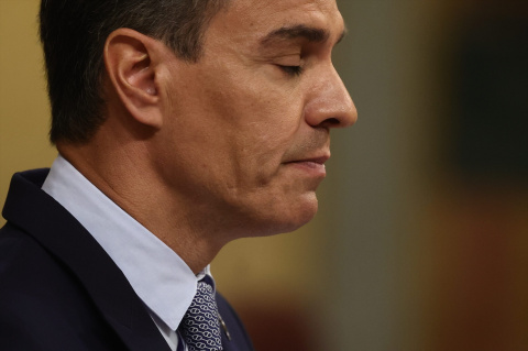 El presidente del Gobierno, Pedro Sánchez, durante la primera jornada de la 26 edición del Debate sobre el Estado de la Nación, en el Congreso de los Diputados, a 12 de julio de 2022. EUROPA PRESS El presidente del Gobierno, Pedro Sánchez, durante la primera jornada de la 26 edición del Debate sobre el Estado de la Nación, en el Congreso de los Diputados, a 12 de julio de 2022. EUROPA PRESS