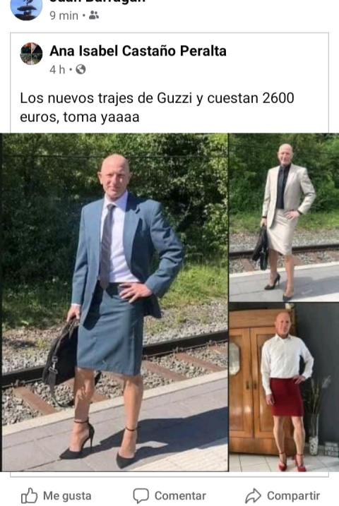  "Los nuevos trajes de Guzzi...".