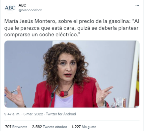 El bulo con su dirección falsa. El bulo con su dirección falsa.