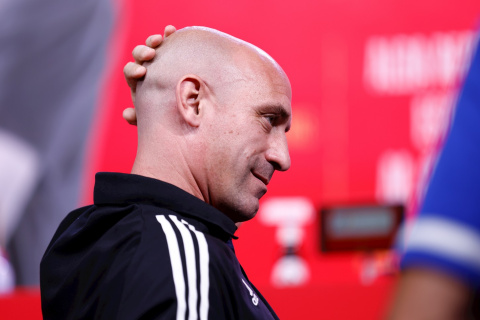 Foto del pasado mes de junio del presidente de la Real Federación Española de Fútbol (RFEF), Luis Rubiales, durante la presentación de las jugadoras seleccionadas para acudir al Mundial de Fútbol femenino de Australia y Nueva Zelanda. E.P/Oscar J. B Foto del pasado mes de junio del presidente de la Real Federación Española de Fútbol (RFEF), Luis Rubiales, durante la presentación de las jugadoras seleccionadas para acudir al Mundial de Fútbol femenino de Australia y Nueva Zelanda. E.P/Oscar J. Ba