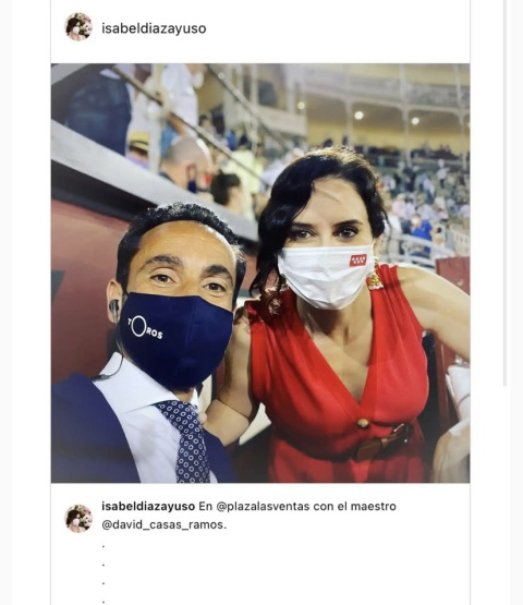 La imagen eliminada por Instagram - @isabeldiazayuso La imagen eliminada por Instagram - @isabeldiazayuso