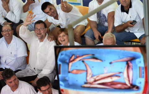 rajoy en la lonja