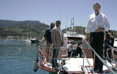 rajoy en barco