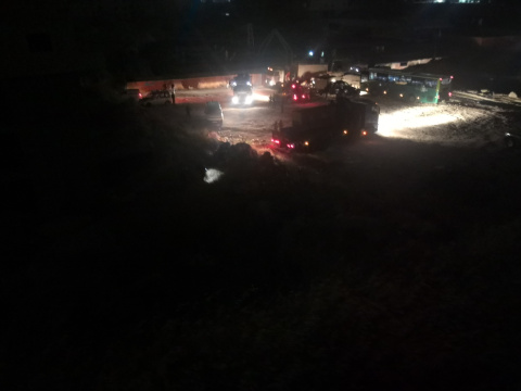  Despliegue policial para las demoliciones en Wadi al-Hummus