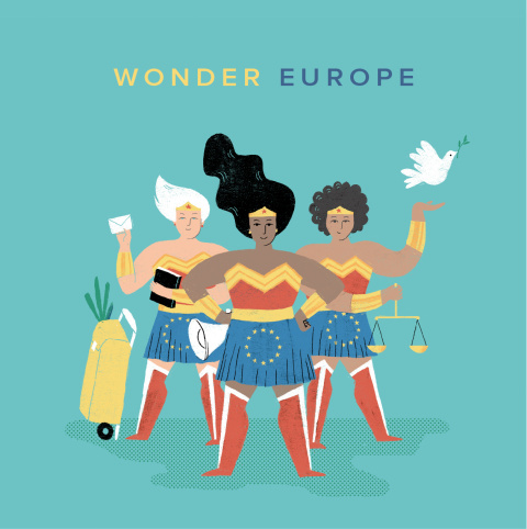  Contra-propuesta para el #DíaDeEuropa que refleja  una Europa feminista, de su gente, de las que la trabajan, la paz y los derechos.