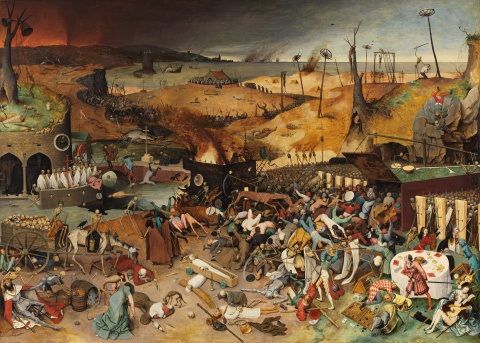 El triunfo de la muerte. Pieter Brueghel el Viejo. Museo del Prado. Wikimedia Commons. Pieter Brueghel el Viejo - Museo del Prado