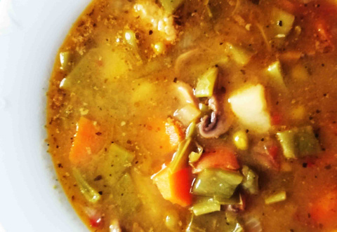Sopa minestrone receta