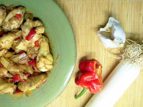 Pollo al chilindrón