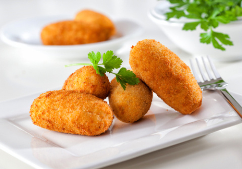 Croquetas. Ralf Gervink en Pixabay. Croquetas