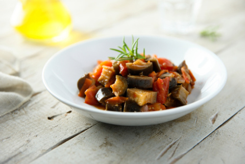 Caponata siciliana.