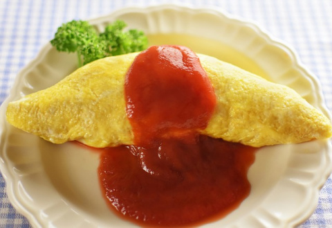 Omurice. 