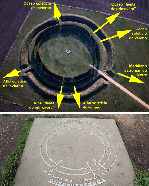 Círculo de Goseck (4900 - 4700 AEC), actual Alemania