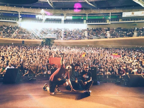 Último concierto de DJ Bokah con Los Chikos del Maíz en Mallorca