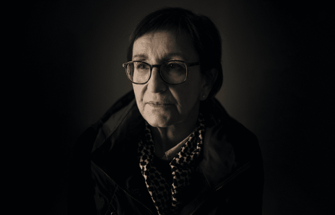  Laura Diago, bisnieta de Serapio Pedrejón (Palencia, 1895), hojalatero de profesión y vicepresidente de la Federación Local de UGT.- ADRIÁN ÁLVAREZ CUETO