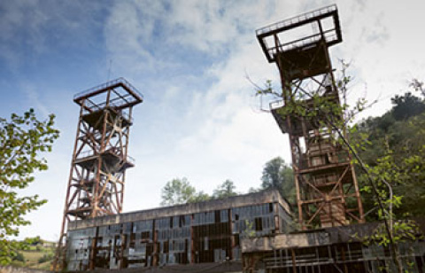 Castillete del Pozu Polio, Mieres.- DAVID AGUILAR SÁNCHEZ Castillete del Pozu Polio, Mieres.- DAVID AGUILAR SÁNCHEZ