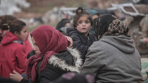 Los bombardeos de Idlib por Mohamed Saeed Los bombardeos de Idlib por Mohamed Saeed