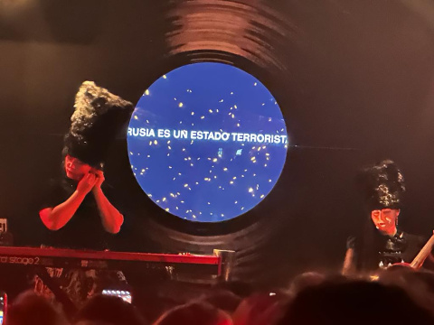 Concierto del grupo ucraniano DakhaBrakha en la Jaguar durante le Inverfest 2023. Foto: Martina Hlisc (@lamartinahlisc)