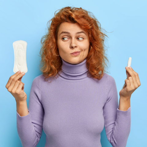 La compresa y el tampax, los grandes amigos de la regla.