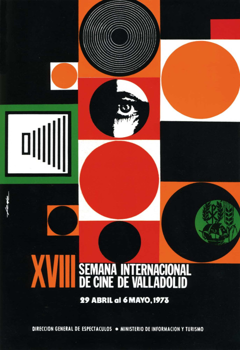 Cartel de Seminci en 1973, con el nombre que sigue teniendo hoy.