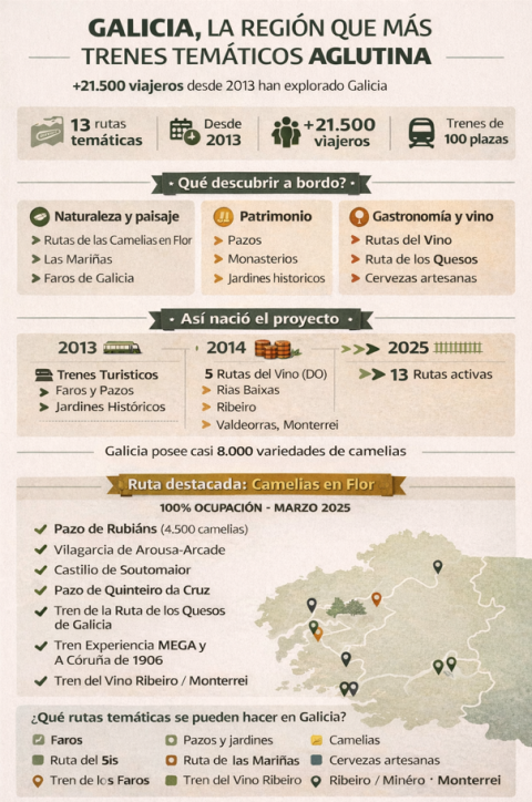 Trenes temáticos Galicia Trenes temáticos Galicia