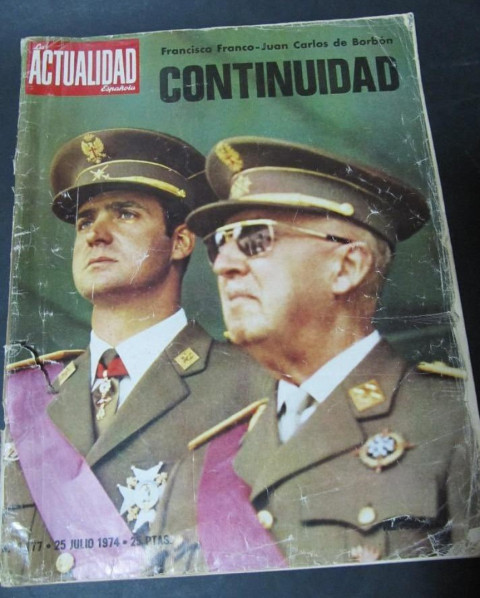 Portada de la revista 'La Actualidad española' el 25 de julio de 1974. Portada de la revista 'La Actualidad española' el 25 de julio de 1974.