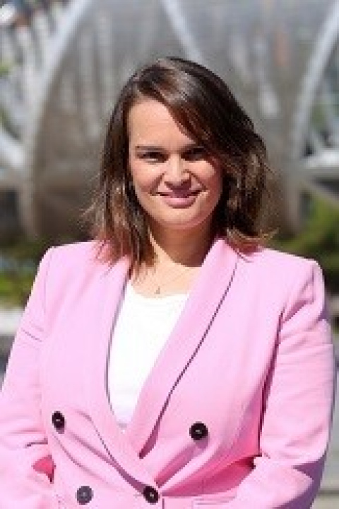 Loreto Sordo en la foto oficial del Ayuntamiento de Madrid