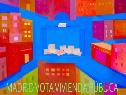 Ira Tierra. “Vota vivienda pública”