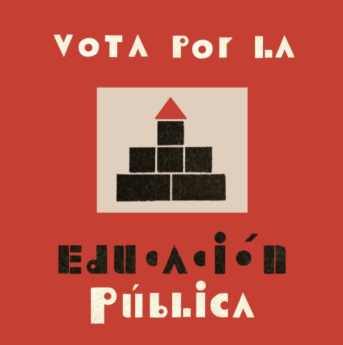 Mariana Laín. “Vota por la educación pública”