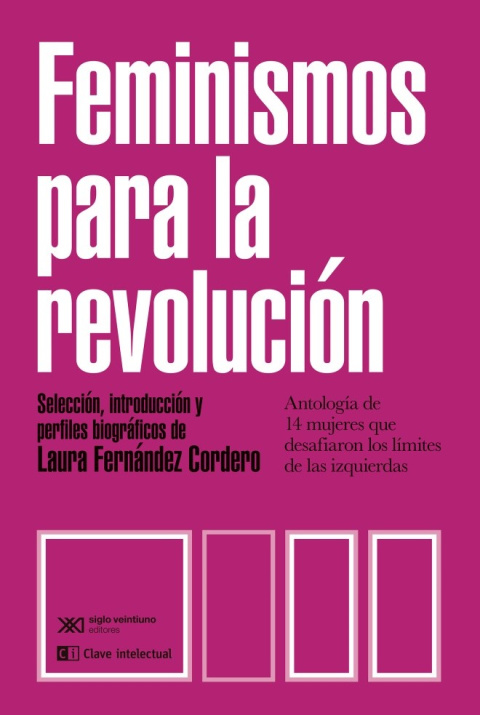 En relación con los límites, la antología pretende dar cuenta de la importancia de la “cuestión de la mujer” y la “emancipación femenina” en el ideario de las izquierdas, en sentido amplio, pero a la vez señalar las zonas más problemáticas.