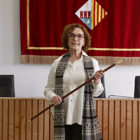 Elena López, regidora de Babord i nova alcaldessa de Vilassar de Mar.